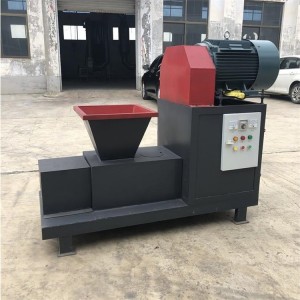Small Scale Durable Smokeless Biofuel Padddy Husk Rucehusk Briquettes Machine