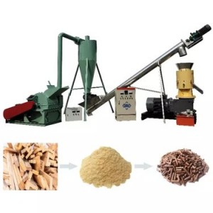1 Ton Per Hour Sunflower Husk Sawdust Straw Biomass Wood Pellet Production Line