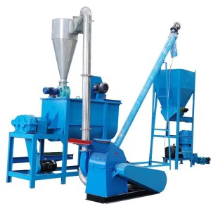 1 ton per hour sheep cattle horse poultry feed pellet production line